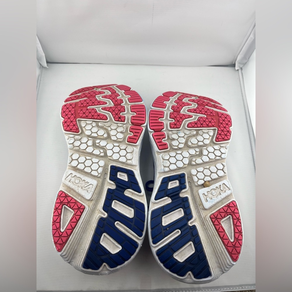 Hoka One One Bondi 5 Women’s 9 Running Shoes Blueprint Surf The Web - Picture 8 of 9